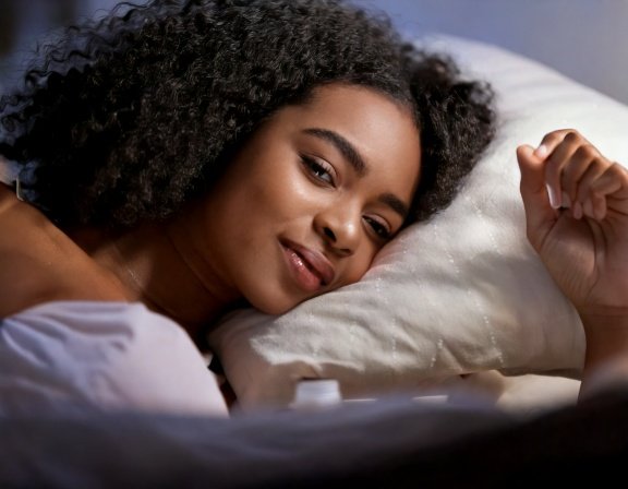 Waking up refreshed after restful sleep