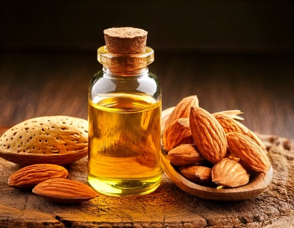 Almonds and oil