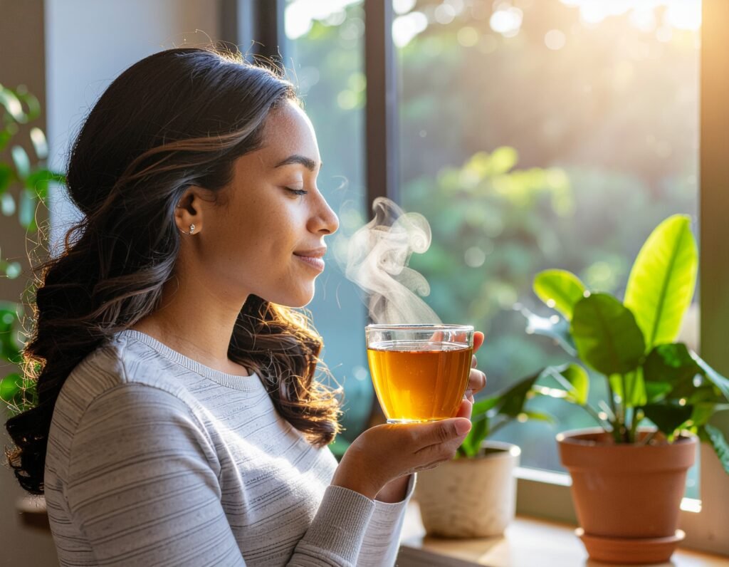 Enjoying Willow Bark Tea