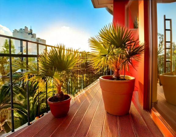 Closeup saw palmetto palm