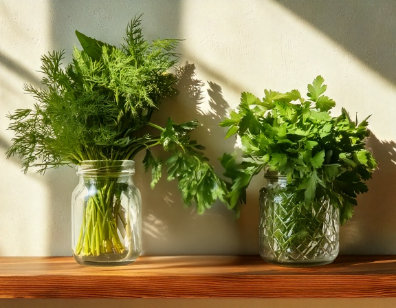 Nettle, mint, and companion herbs
