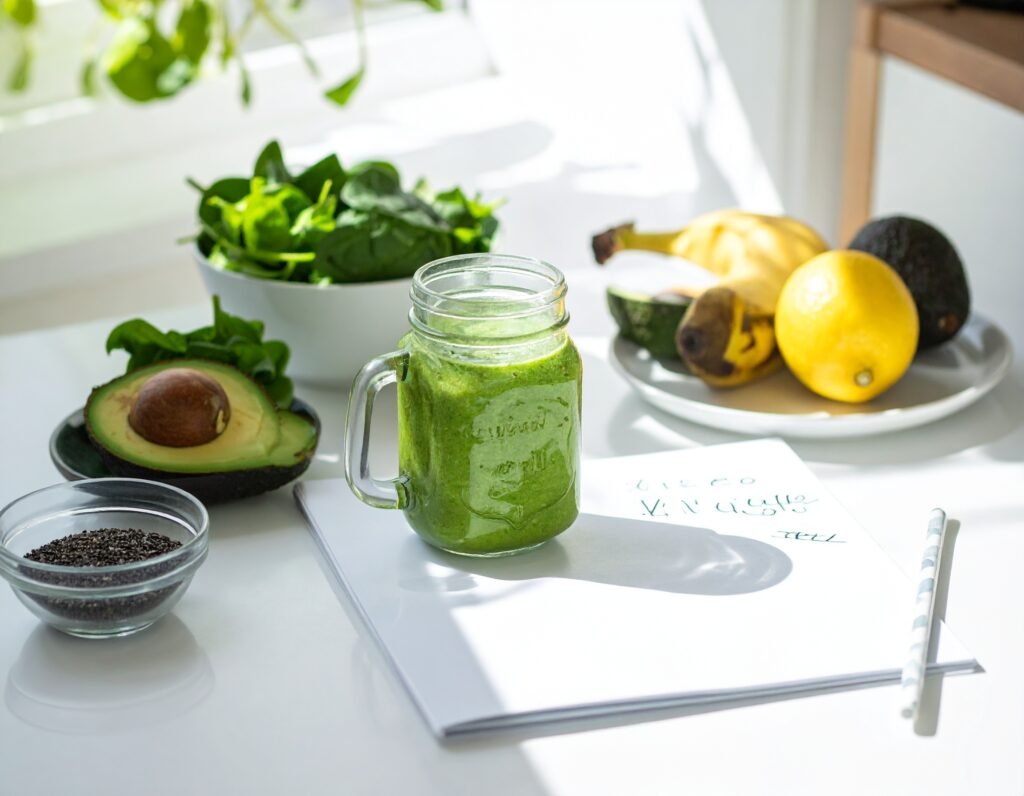 Morning smoothie for sugar defense