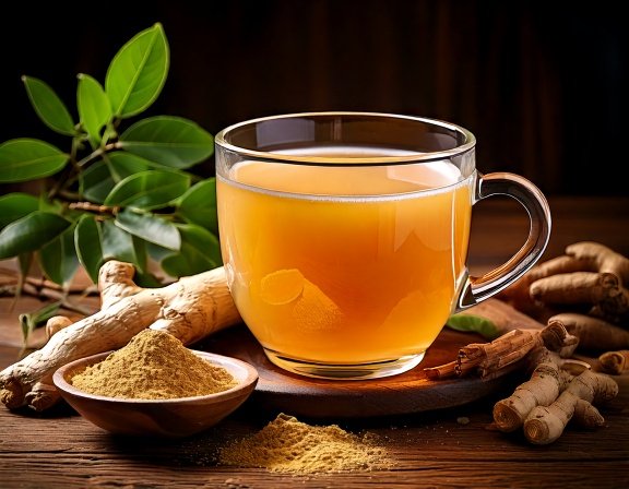 Ashwagandha tea, powdered root, and supplements