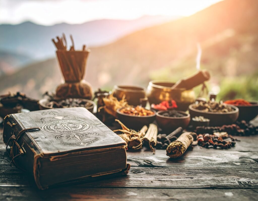 Andean textile and maca root herbalist journal