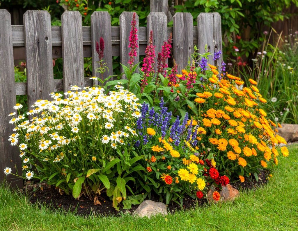 Garden design for anti-inflammatory bed