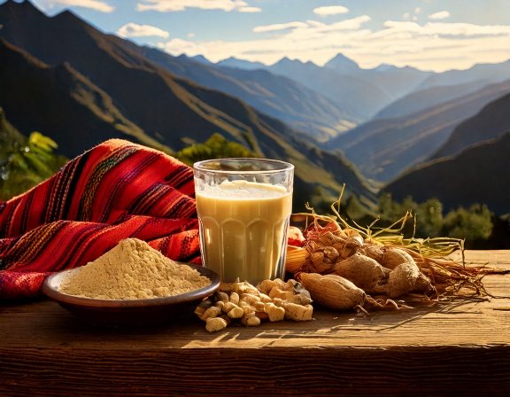 Maca roots freshly harvested