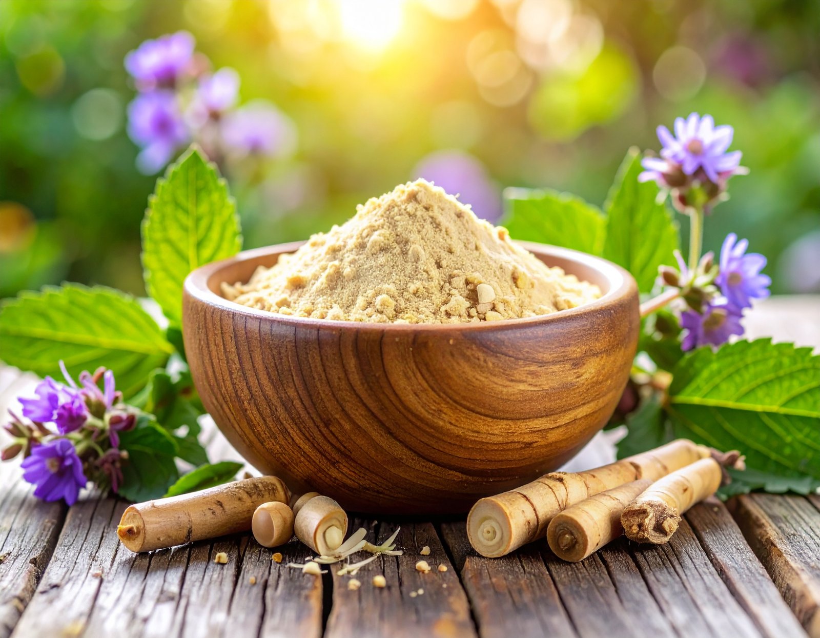 Maca powder and root