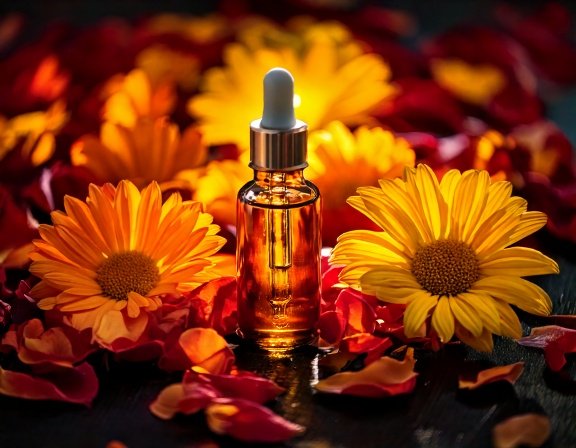 Calendula blooms for healing oils and salves