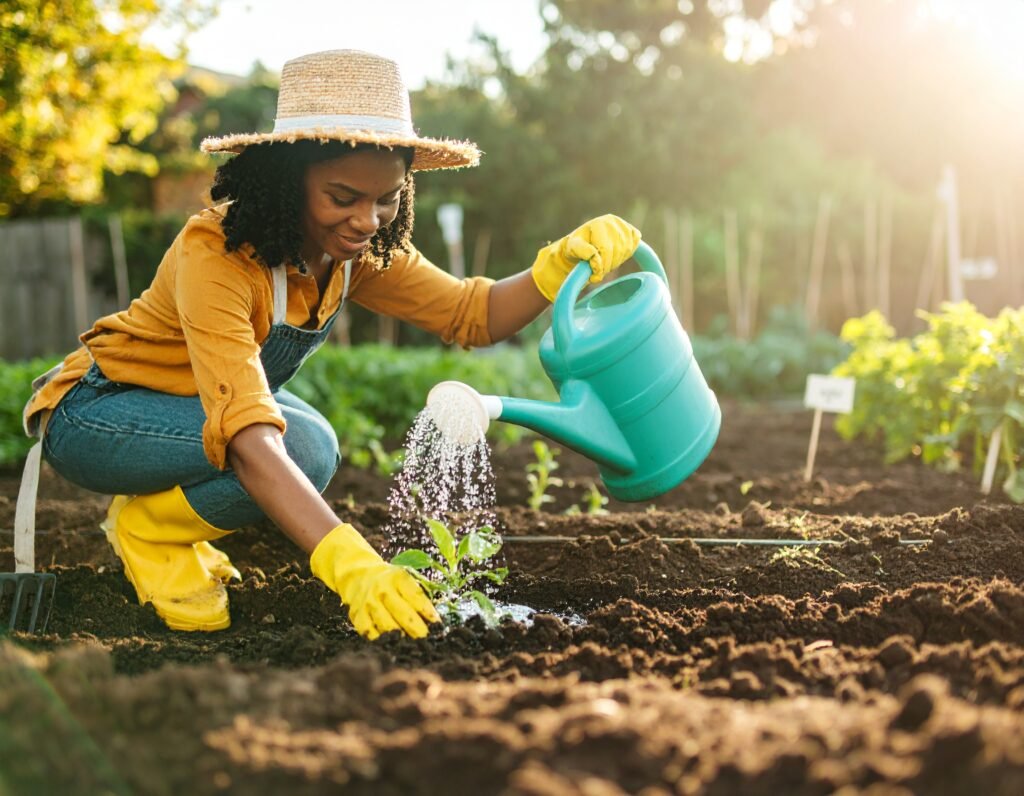 Planting seeds step-by-step
