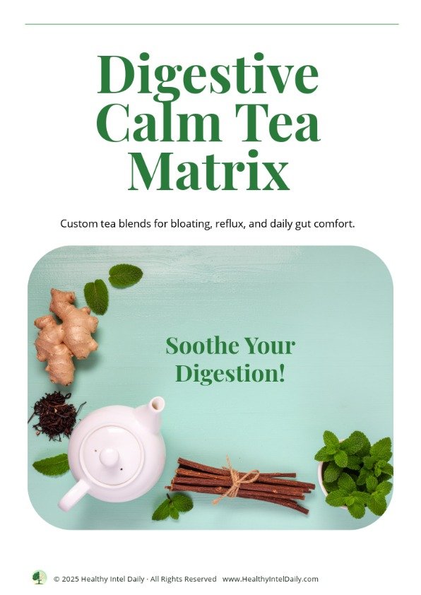 Digestive Calm Tea Matrix Lead Magnet Cover