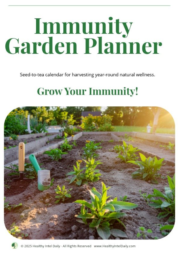 Immunity Garden Planner Lead Magnet Cover